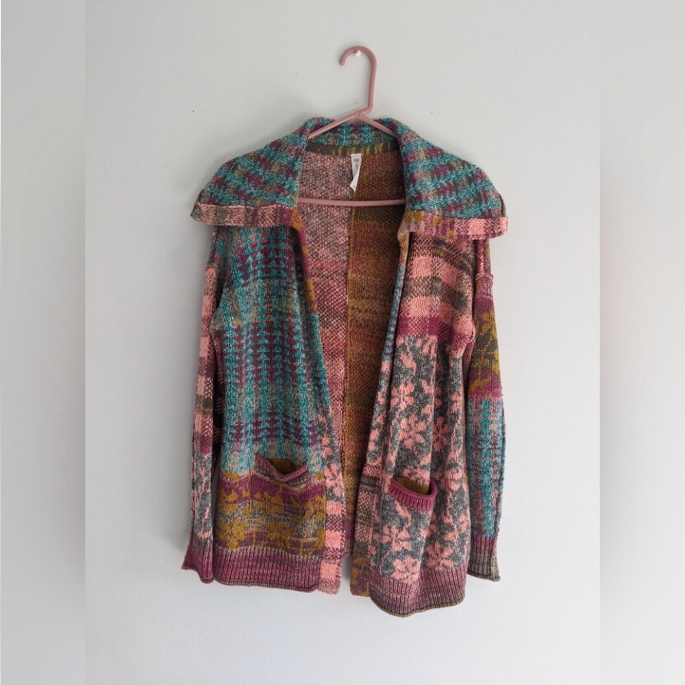 Multicolor Women's Cardigan Sweater by Anthropology - Picture 3 of 10